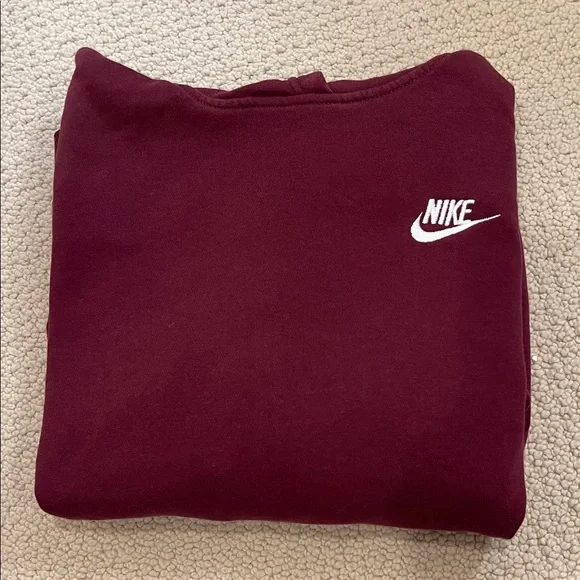 Nike Kids Burgundy Hoodie - Picture 4 of 4